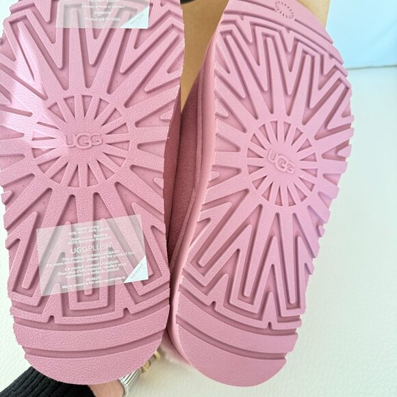 NIB UGGS AUSTRALIA UGG DISCOQUETTE SLIPPERS SIZE 7 DUSTY ORCHID PINK - Picture 9 of 10